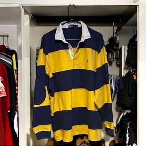 Polo by Ralph Lauren Vintage Colorblock Rugby Polo Shirt Size XL